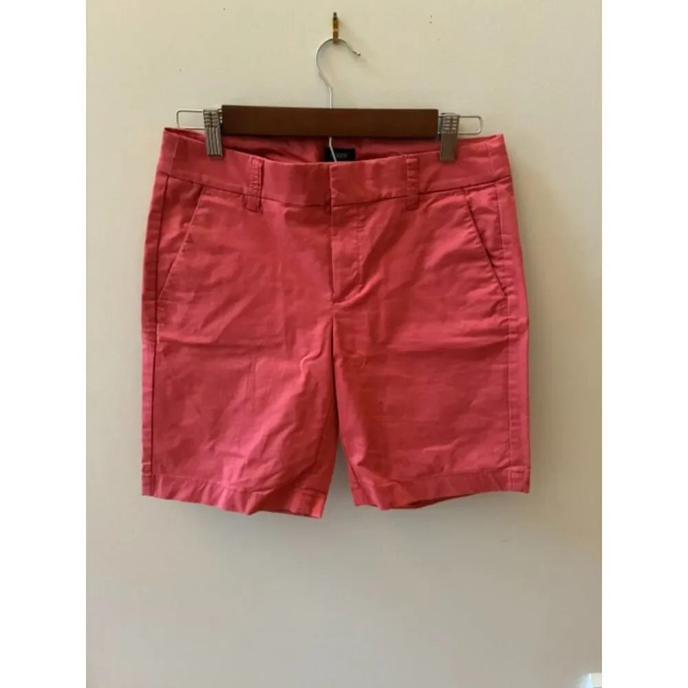 J.Crew Coral Chino Shorts | Women's Size 0 | EUC | Classic Summer